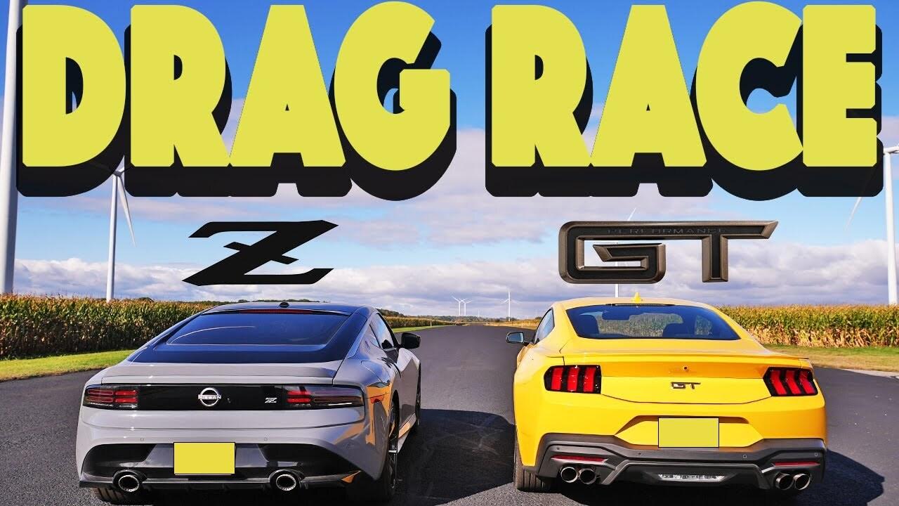 Видео: американский Ford Mustang GT против японского Nissan Z — Motor