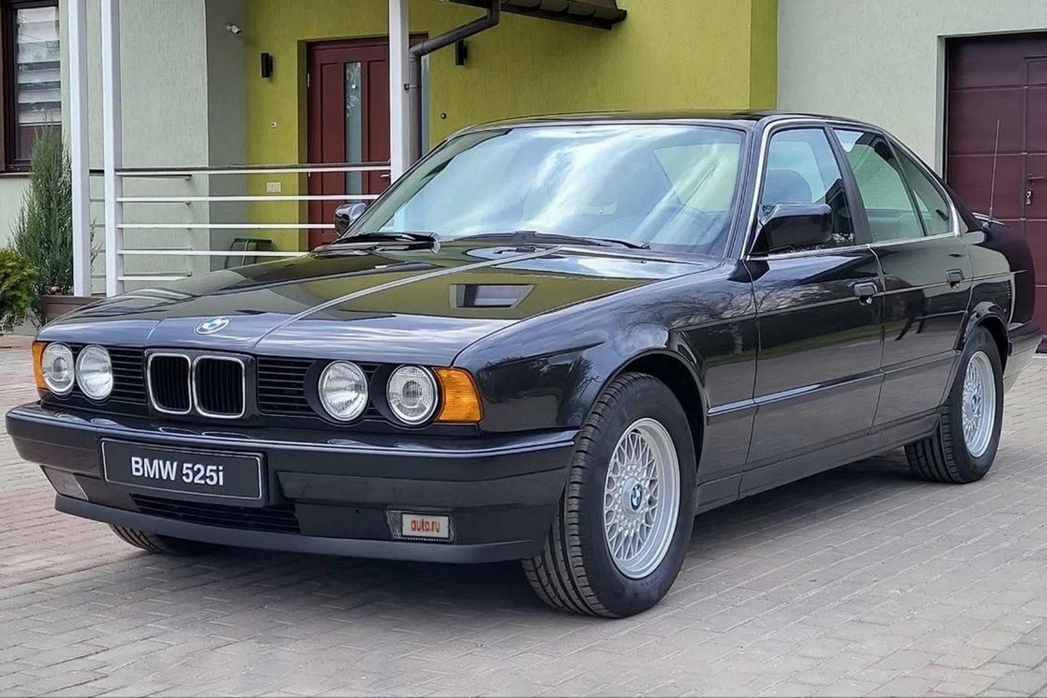 В России выставили на продажу практически новый BMW 5-Series E34 — Motor