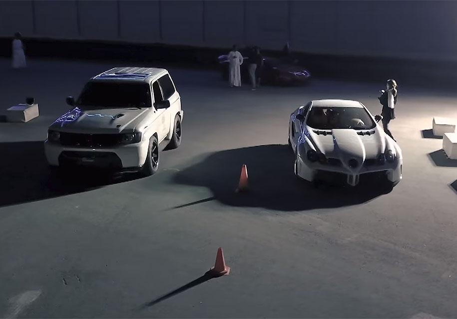 Nissan patrol vs lambo