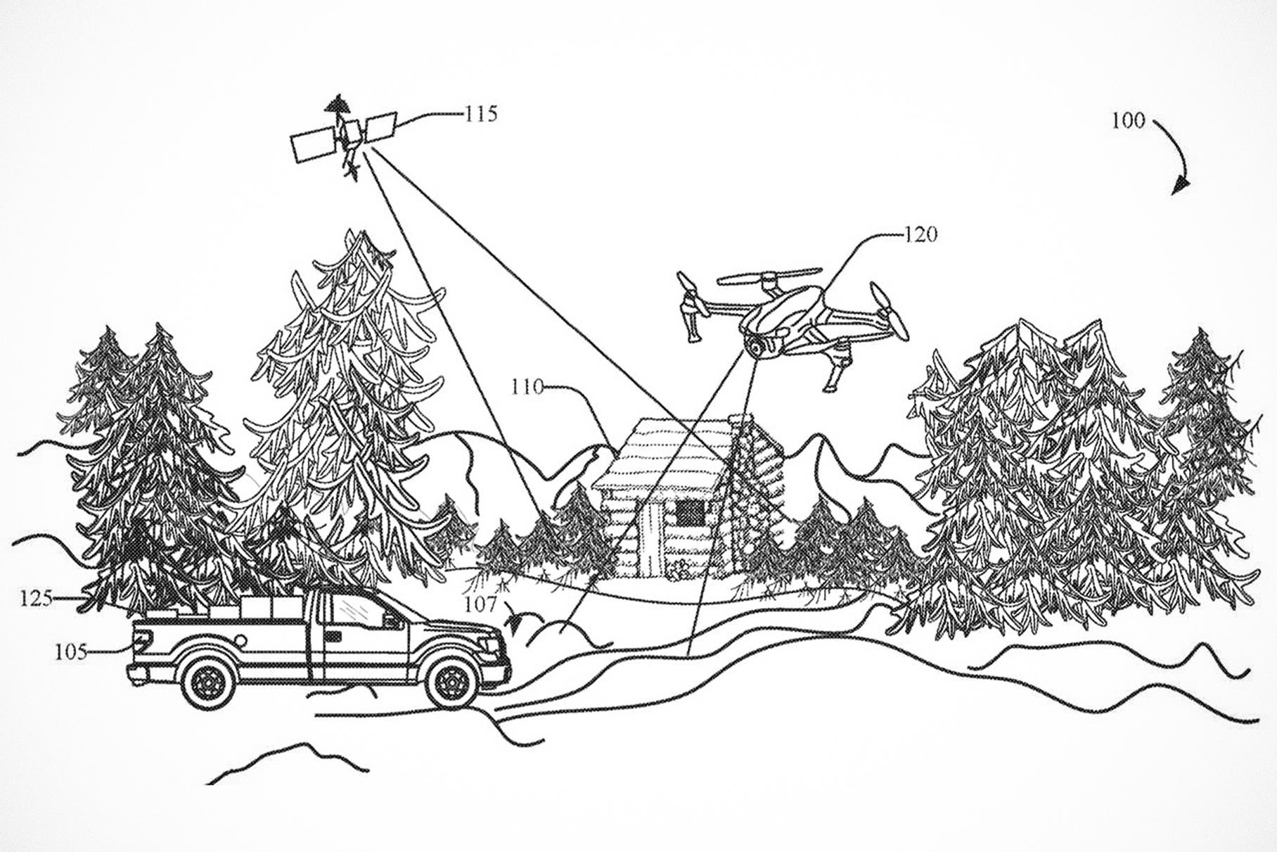 Дрон против камней и грязи: Ford показал необычный внедорожный ассистент