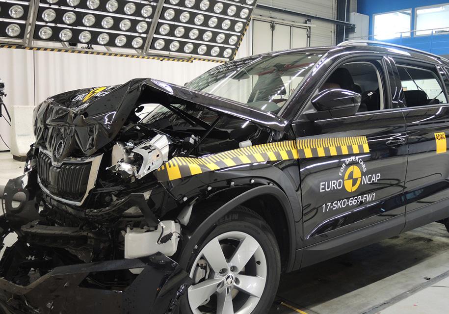 Skoda Kodiaq подтвердил высочайший уровень безопасности