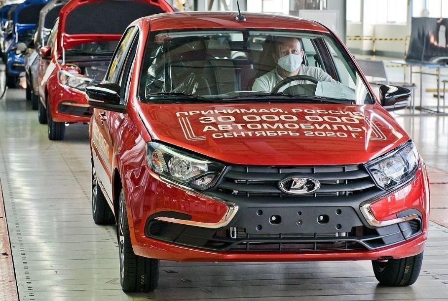 avtovaz vypustil 30 000 000 j