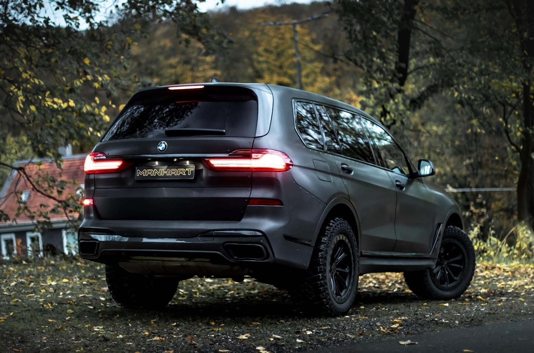 bmw x7 prisposobili dlya bezdorozhya motor
