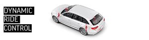 Опциональная подвеска Dynamic Ride Control еще эффективнее борется с кренами. Она объединяет амортизаторы, расположенные по диагонали, общей гидравлической системой с центральным клапаном и «зажимает» нагруженный амортизатор в поворотах.