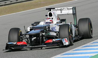 C31
%Новая машина Sauber разрабатывалась под руководством Джеймса Ки, с которым команда... рассталась за несколько дней до презентации автомобиля. Вполне возможно, увольнение британца скажется на доводке машины по ходу чемпионата.