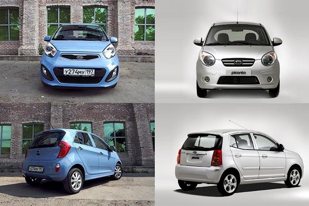 Старый и новый Picanto - внешне это совершенно разные автомобили! Но если дизайн передка подошел бы и "заряженному" хэтчбеку, то сзади все намного скучнее -- просто еще один городской "супермини".