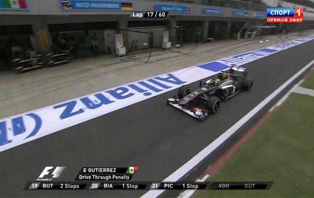 Гутиеррес не стал тянуть со своим наказанием