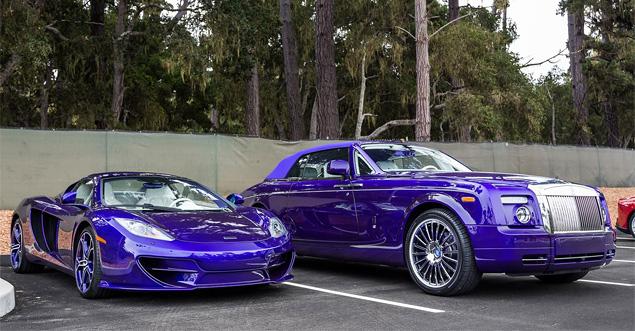 В коллекции Фукса есть не только кхм... "необычные Роллс-Ройсы" (как вам этот цвет?), но и множество других автомобилей — от Ferrari и McLaren до Bugatti.