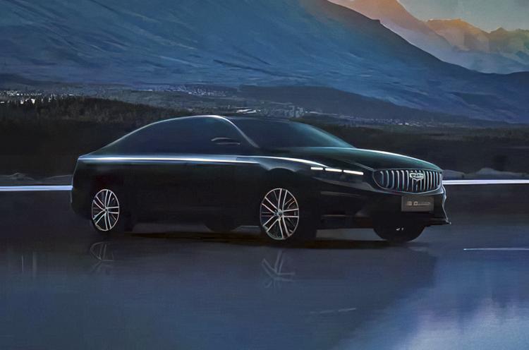 Тизер обновленного Geely Preface