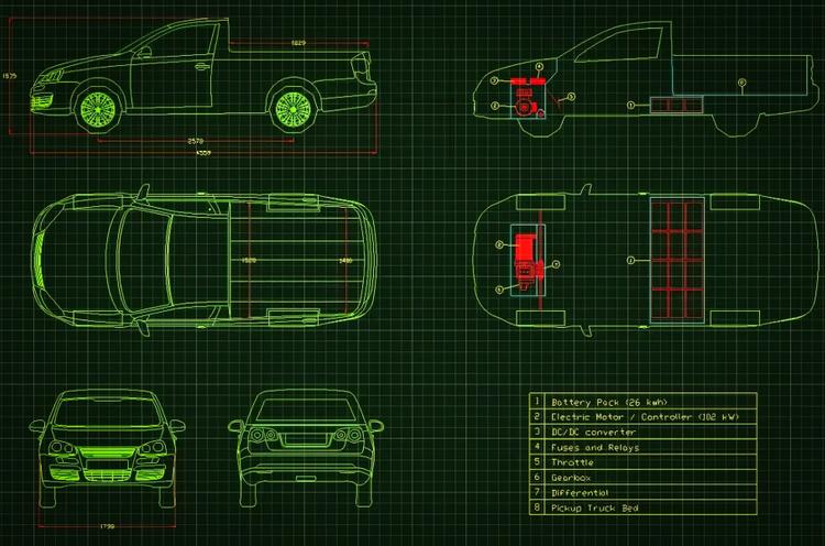 Старые Toyota Corolla массово превращают в электрические пикапы