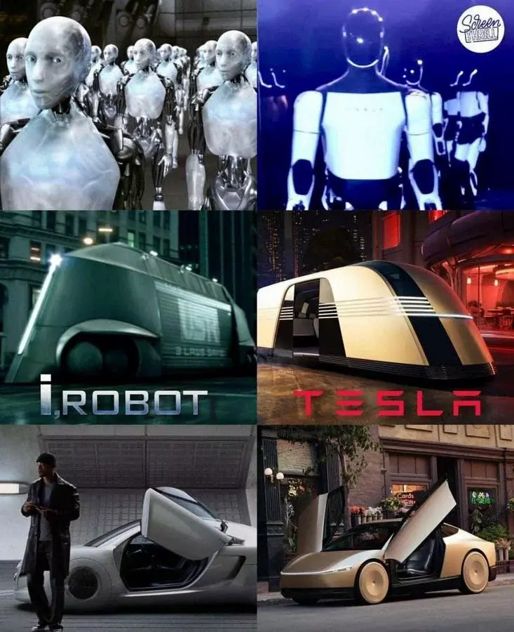 Режиссер фильма «Я, робот» обвинил Илона Маска в плагиате дизайнов для Tesla