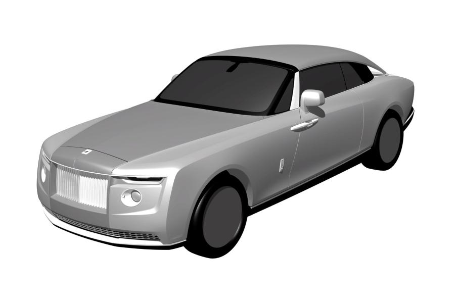В России запатентовали необычный Rolls-Royce Boat Tail
