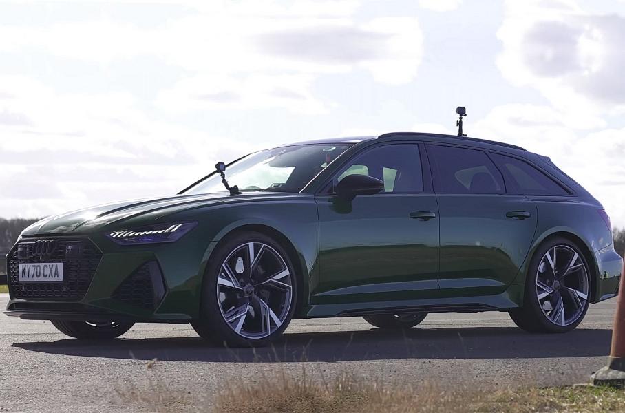Дрэг-гонка: новая Audi RS 6 против Tesla Model X Performance