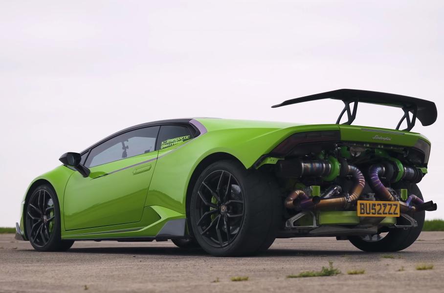 Видео: болид Формулы-1 против форсированных Lambo Huracan и Nissan GT-R