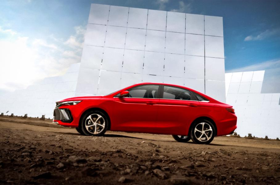 Дизайн нового седана Geely Emgrand L раскрыли на фотографиях