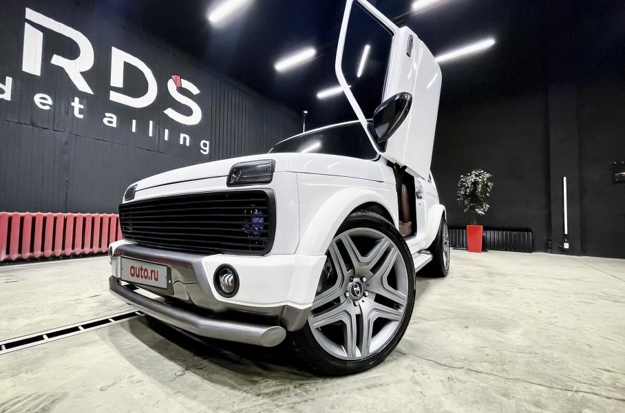 Lada Niva с дверями а-ля Lamborghini и салоном от Мерседеса продают в 3 раза дороже новой