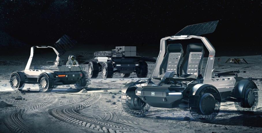 Луноход NASA разделит платформу с электромобилями Hummer и Cadillac