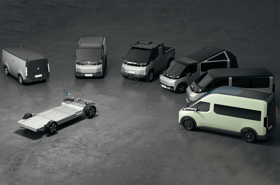 Geely показала беспилотный тягач и модульный «супервэн»