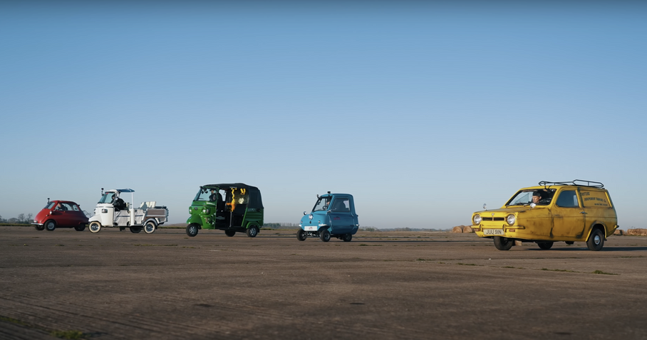 Трёхколёсные автомобили сравнили в дрэг-рейсинге