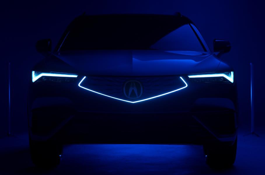 Первый электрокар Acura показали на видео
