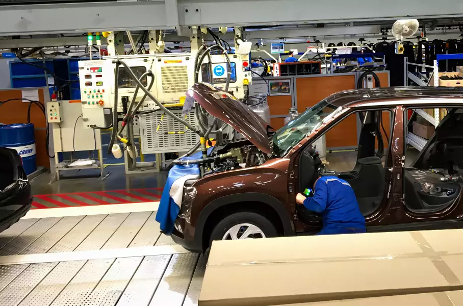 Российский завод Hyundai. Архивное фото