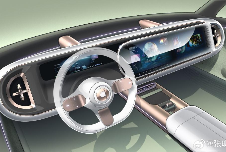 Рассекречен салон нового Smart с гигантским экраном
