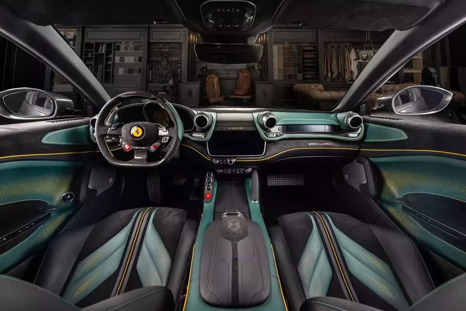 Суперкар Ferrari GTC4 Lusso обзавёлся роскошным интерьером