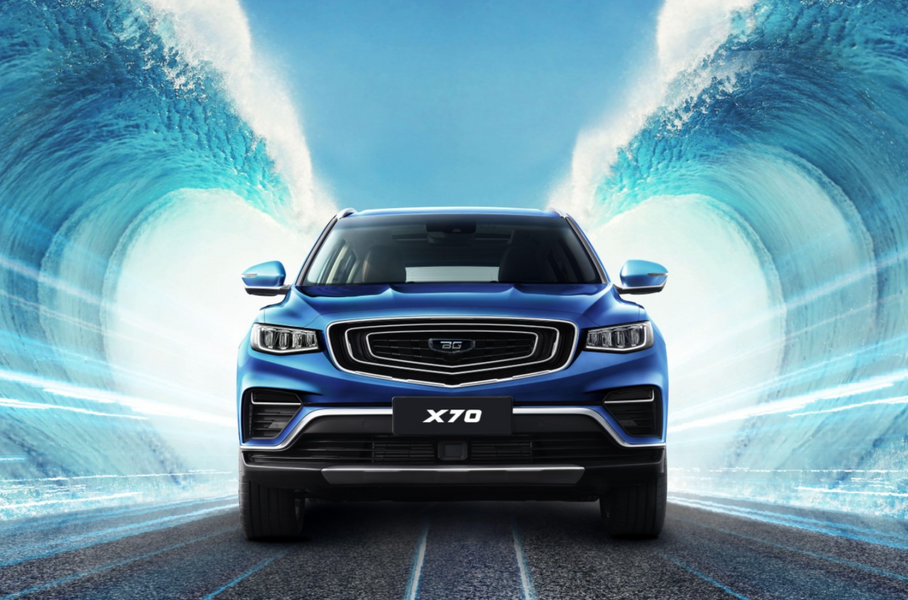 В Россию начали отгружать кроссоверы BelGee X70