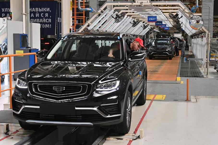 В России будут штамповать кузова для автомобилей Geely