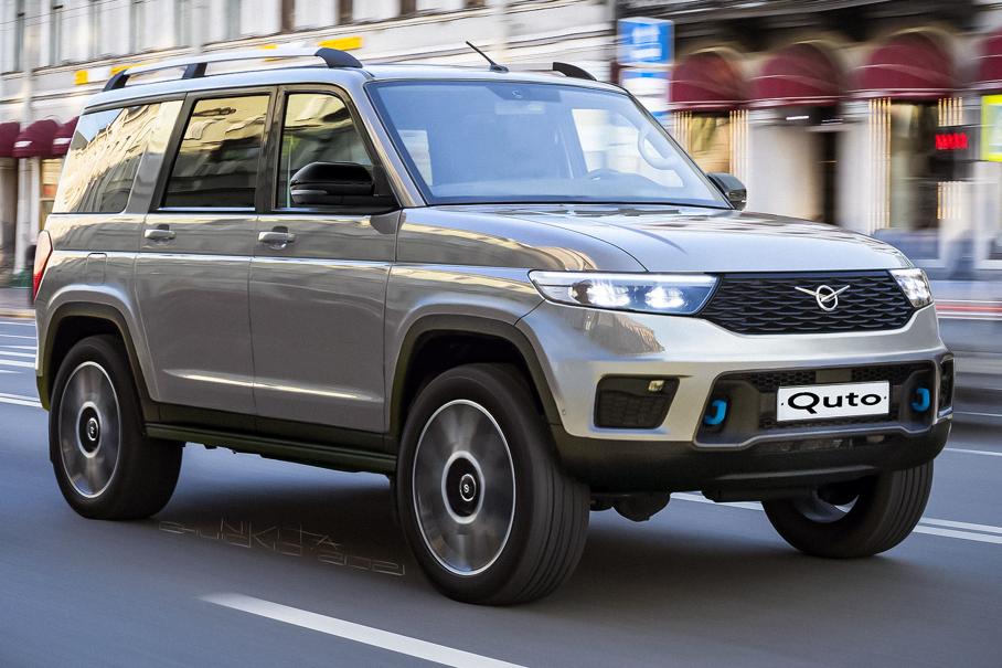 Посмотрите, как может выглядеть новый УАЗ «Патриот», прозванный Русским Prado