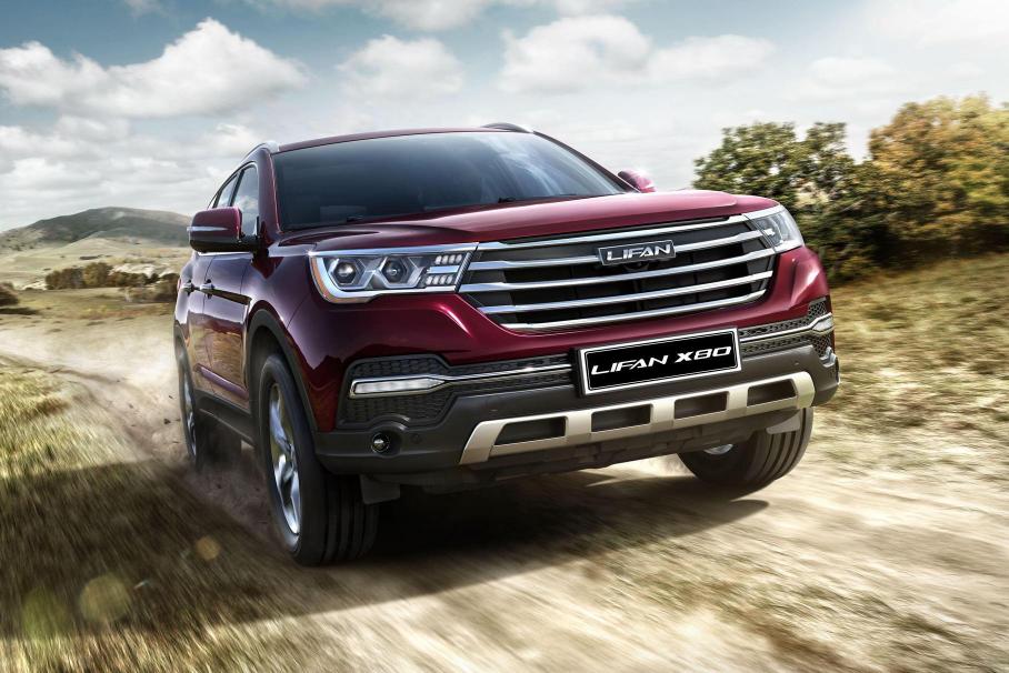 Кроссовер Lifan X80 начнут продавать в конце марта