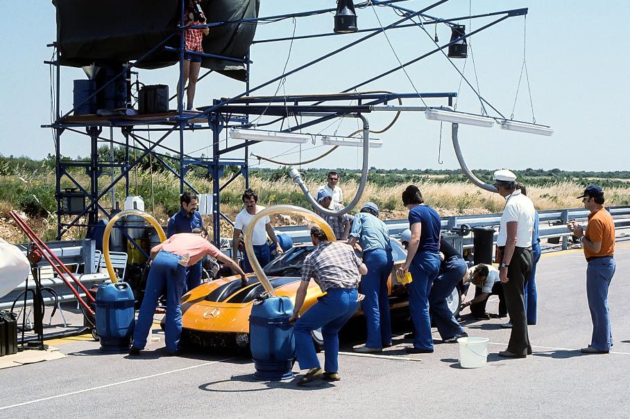 Полигон Нардо, C111-II D во время 64-часовой рекордной попытки. Июнь 1976 года