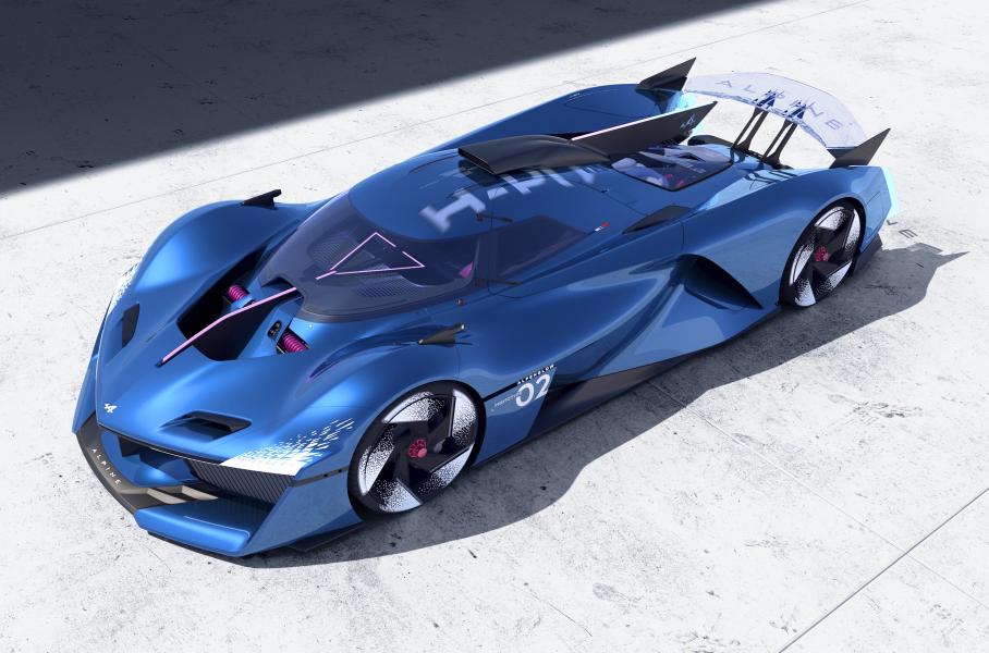 Водородный суперкар Alpine стал мощнее