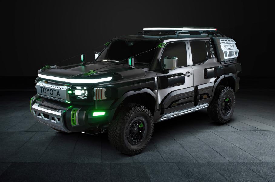 Тюнеры приготовили хардкорный Land Cruiser Prado для SEMA