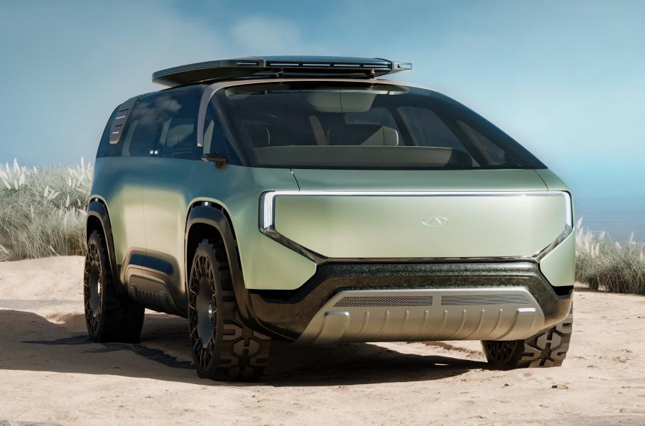 Chery показала футуристичный минивэн с прозрачной дверью багажника
