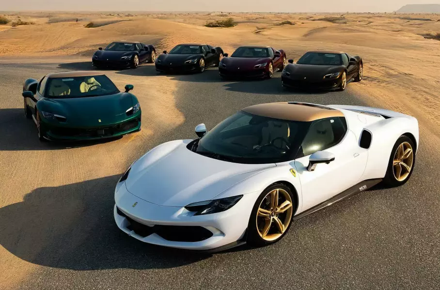 Ferrari создала серию уникальных 296 GTB в честь стран Персидского Залива