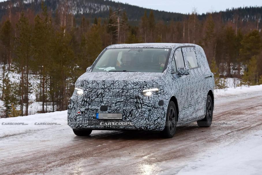 Mercedes-Benz вывел на тесты новый электрический V-Class: фотографии и подробности