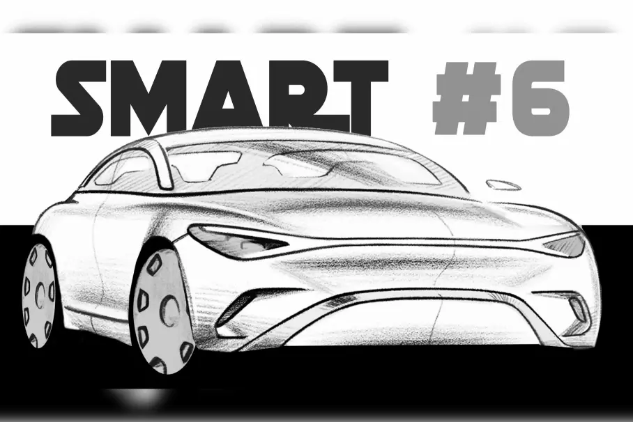 Неофициальное изображение Smart #6