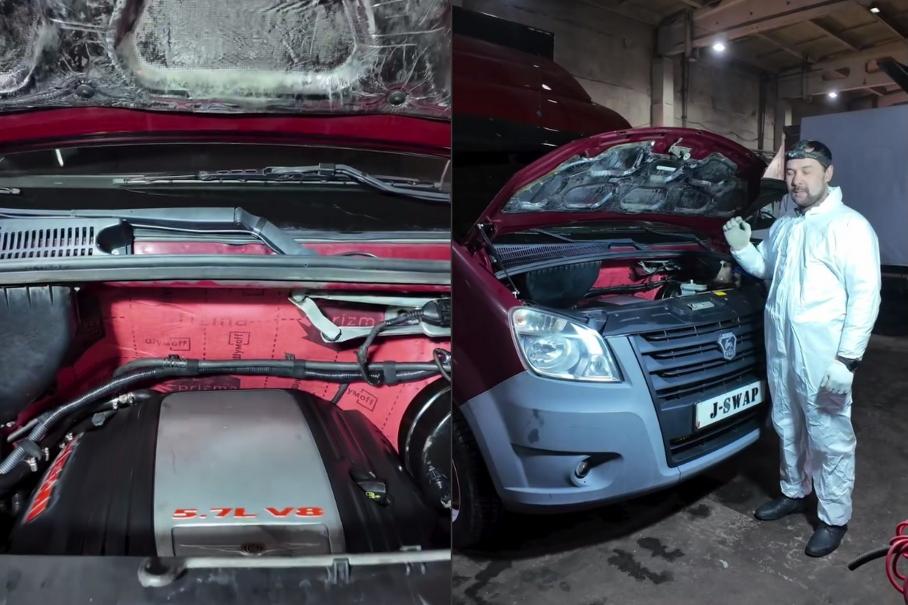 В Казахстане сделали «ГАЗель NEXT» с 5,7-литровым Hemi V8