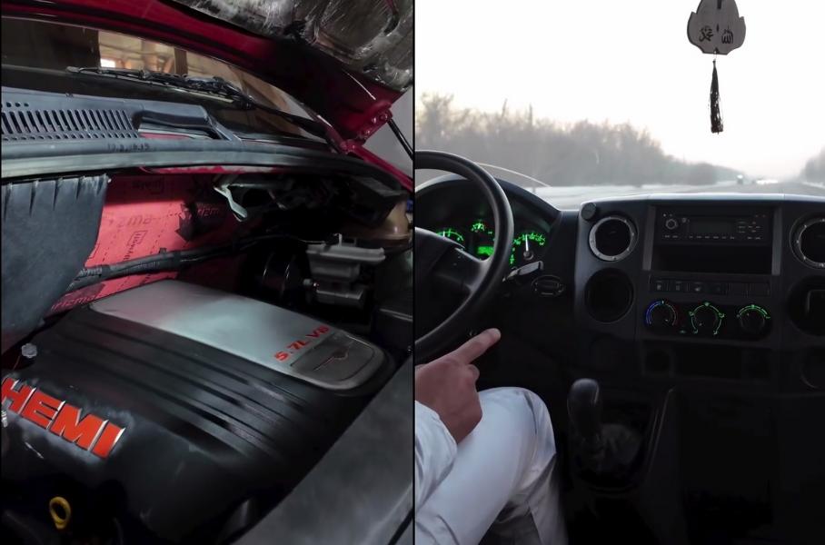 В Казахстане сделали «ГАЗель NEXT» с 5,7-литровым Hemi V8