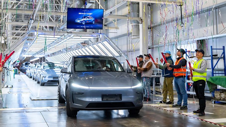 Началось массовое производство обновленной Tesla Model Y