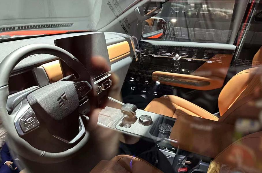 Брутальный рамный пикап Jetour от Chery полностью раскрыт до премьеры