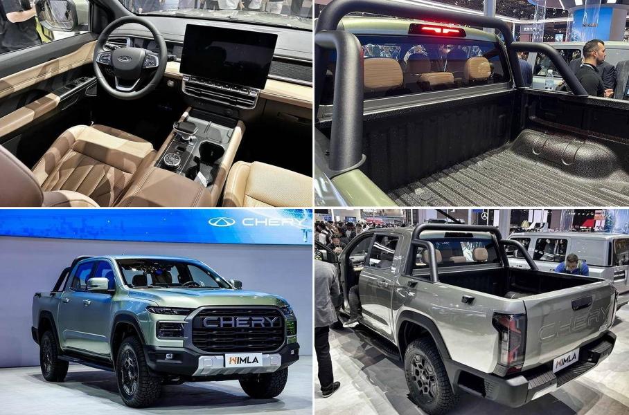 Рамный пикап Chery с турбодизелем полностью рассекречен