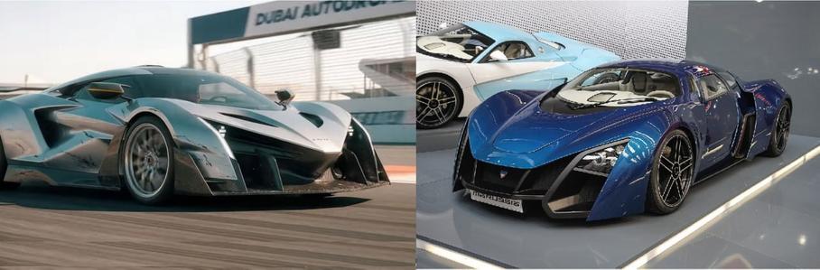 Спорткары Flcon и Marussia B2