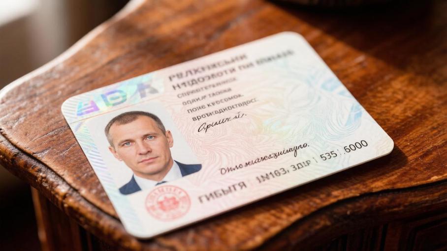 Водительские права.