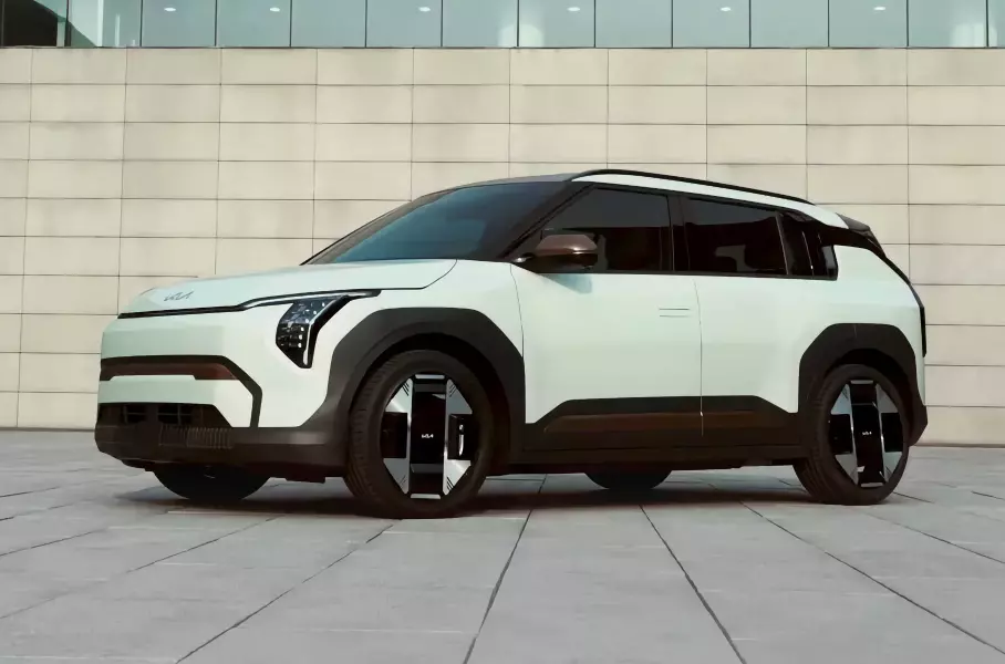 Kia EV3 стал концептом с отделкой из вторсырья и биоматериалов