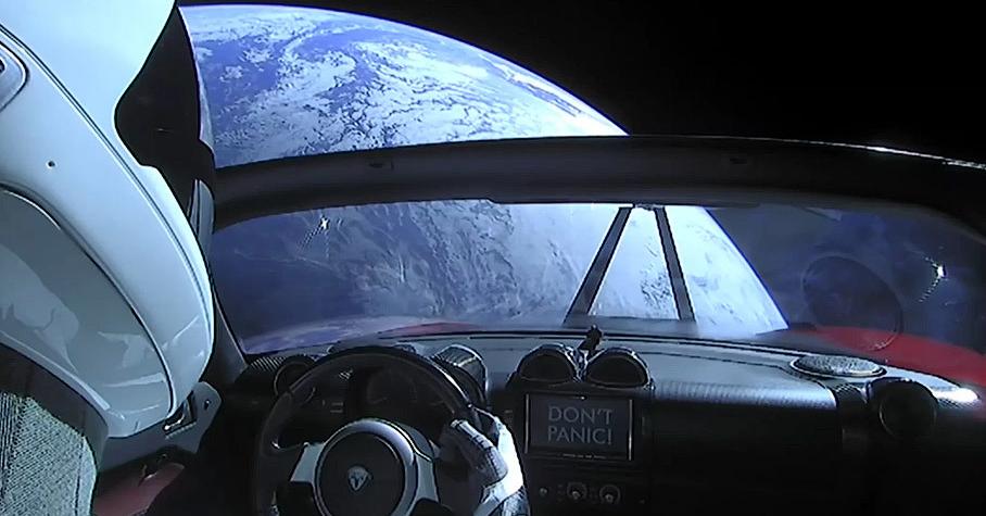 Запуск теслы в космос