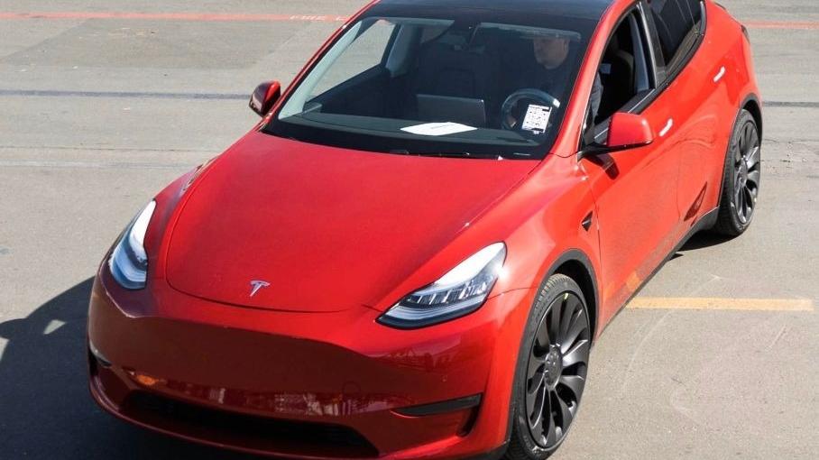 Электромобиль tesla детский