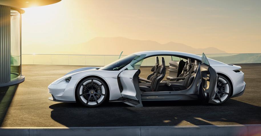 Porsche на электродвигателе